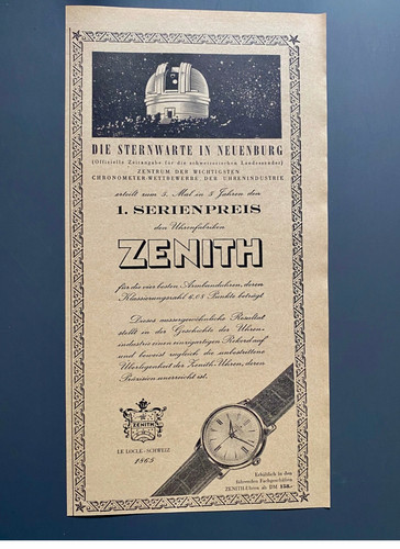 Zenith orologi cronometro - orologi,