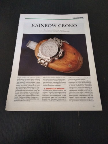 Zenith rainbow crono acciaio - zenith,